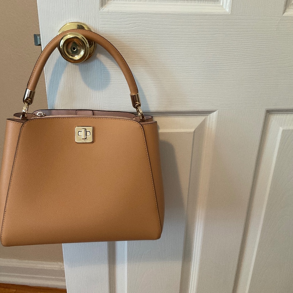 Ladies Kate Spade tan small tote bag